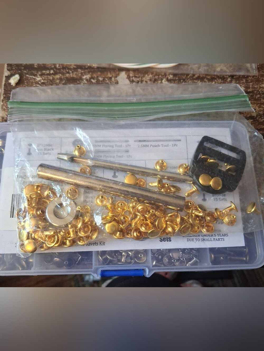 Leather Rivet Kit Plus Extras - Picture 3 of 3